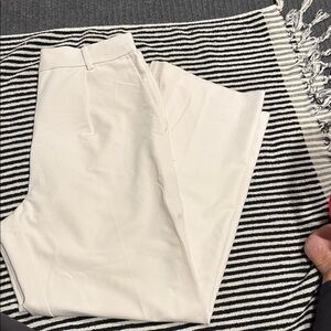 H&M Cream Women's Trousers